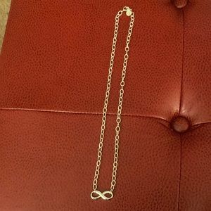 Tiffany Sterling Silver Infinity Necklace